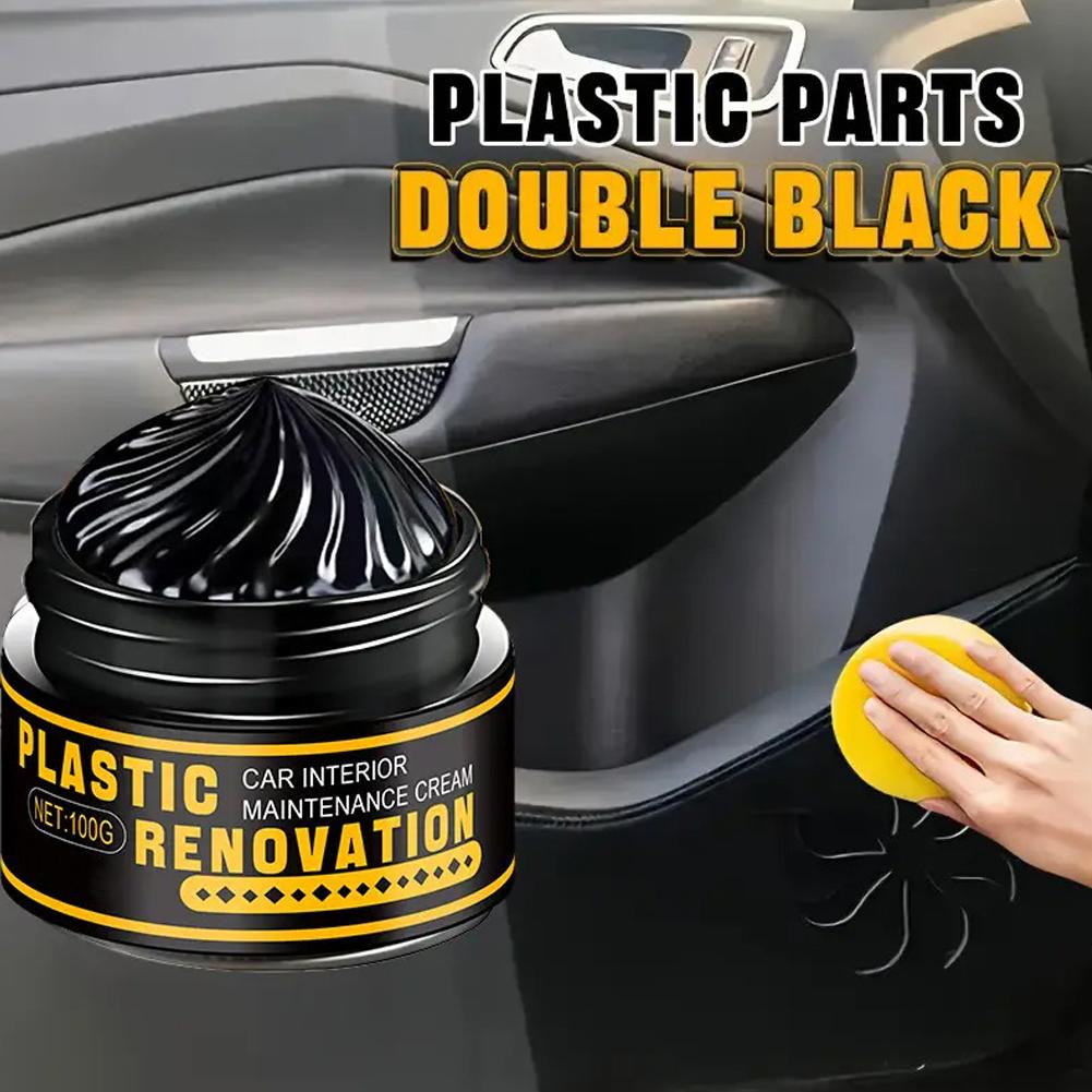 Leather Cleaner Interior - Reparatiepasta voor kunststof coating Langdurige zwarte