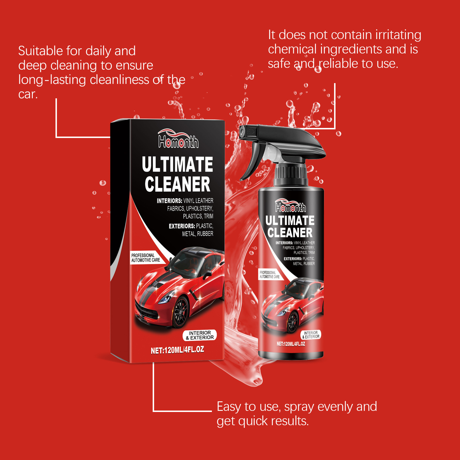 Homonth 120ml Auto-interieur V - Leather Cleaner Interior recensie en prijs