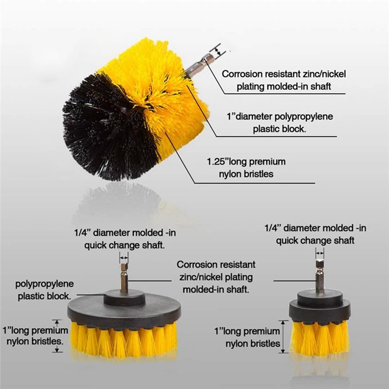 15-delige elektrische vloersch - Car Cleaning Brush recensie en prijs